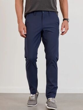 Bluffworks Ascender Chino Size 38x34 in Matte Navy - Tech Hiking Concealed Carry